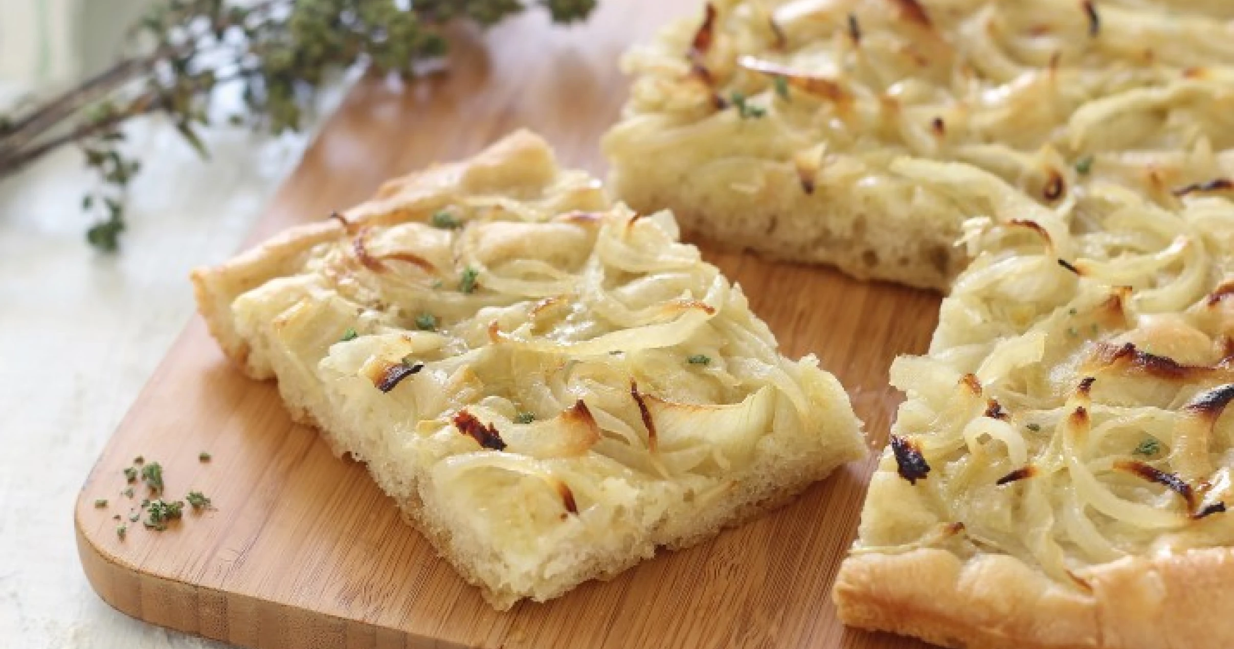 focaccia con le cipolle